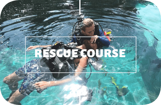 Rescue course with legend diving lembongan