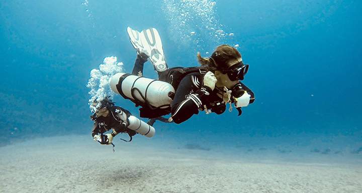 As an IDC candidate, you can try different specialities like sidemount diving to find your interests.