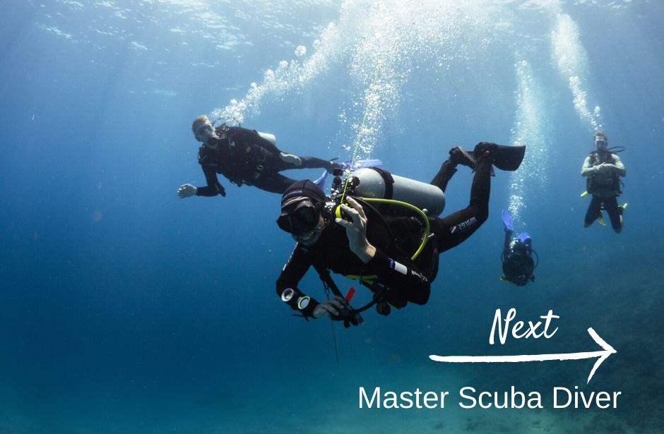 Mster Scuba Diver training
