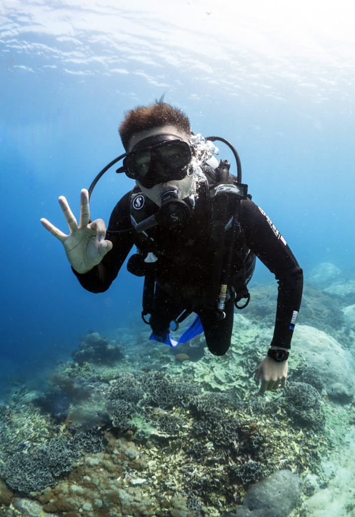 Padi Open Water Lembongan with legend diving